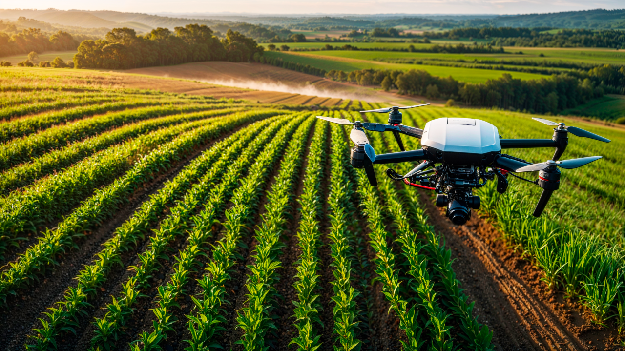 drony w rolnictwie