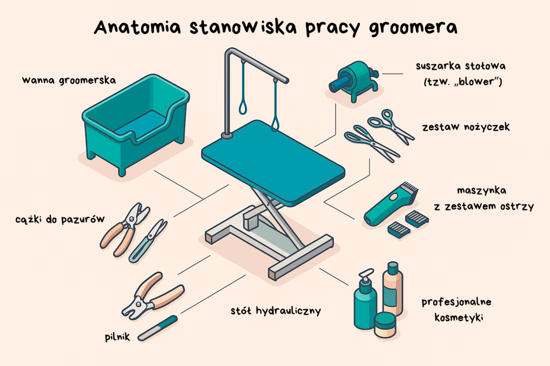 Stanowisko pracy groomera