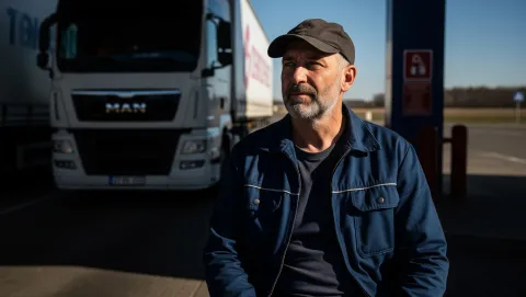 Kierowca TIR-a w trasie – ile naprawdę zarabia w 2025 roku