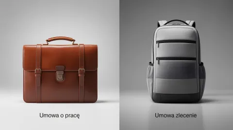 Umowa o pracę a umowa zlecenie